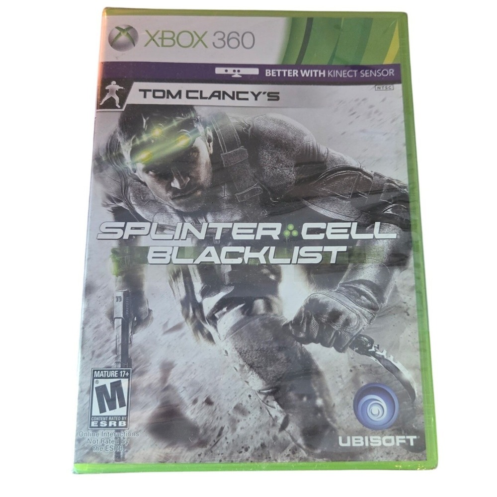 Tom Clancy's Splinter Cell‎ Blacklist Xbox 360 Video Game New Sealed Ubisoft